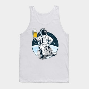 Astronaut Beer Tank Top